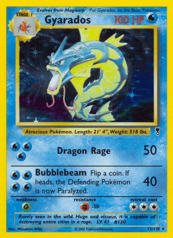 Carta Gyarados 12/110 do set Legendary Collection — Pokémon TCG | Bynx