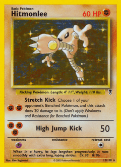 Carta Hitmonlee 13 do set Legendary Collection — Pokémon TCG | Bynx