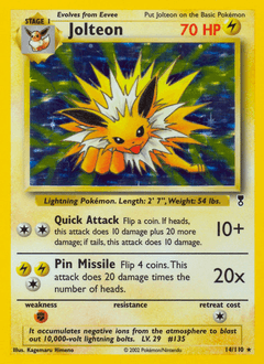 Jolteon 14 — Legendary Collection