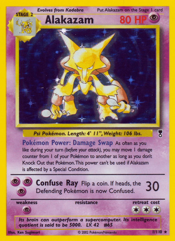 Carta Alakazam 1/110 do set Legendary Collection — Pokémon TCG | Bynx