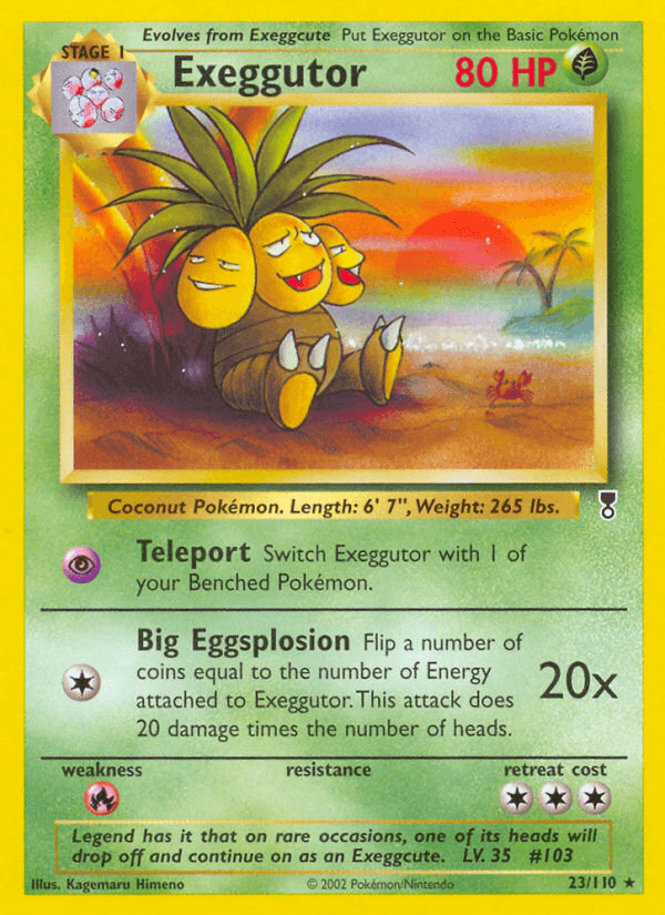 Carta Exeggutor 23/110 do set Legendary Collection — Pokémon TCG | Bynx
