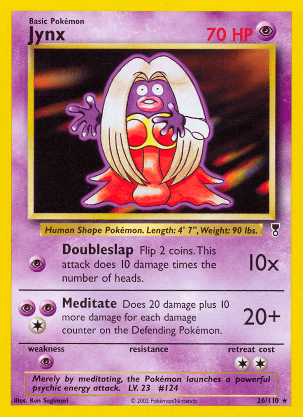 Carta Jynx 26/110 do set Legendary Collection — Pokémon TCG | Bynx