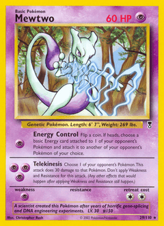 Mewtwo 29 — Legendary Collection