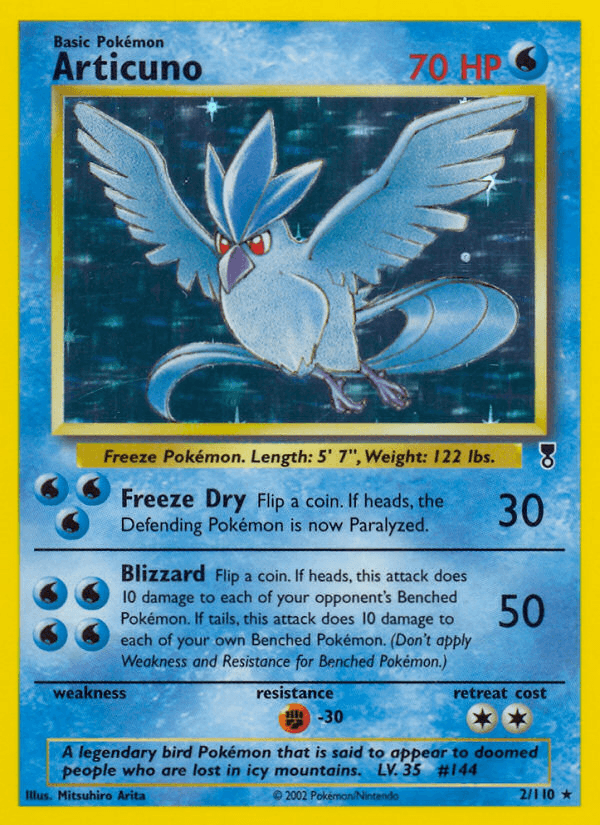 Carta Articuno 2/110 do set Legendary Collection — Pokémon TCG | Bynx