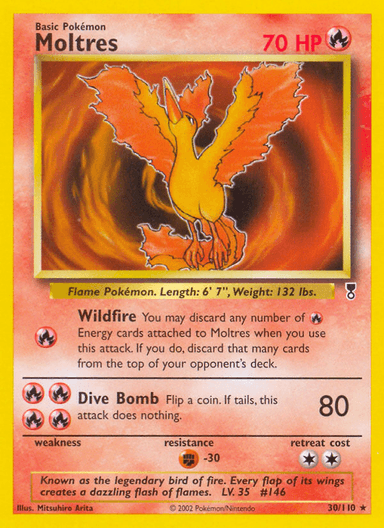 Carta Moltres 30/110 do set Legendary Collection — Pokémon TCG | Bynx