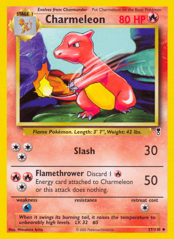 Carta Charmeleon 37/110 do set Legendary Collection — Pokémon TCG | Bynx