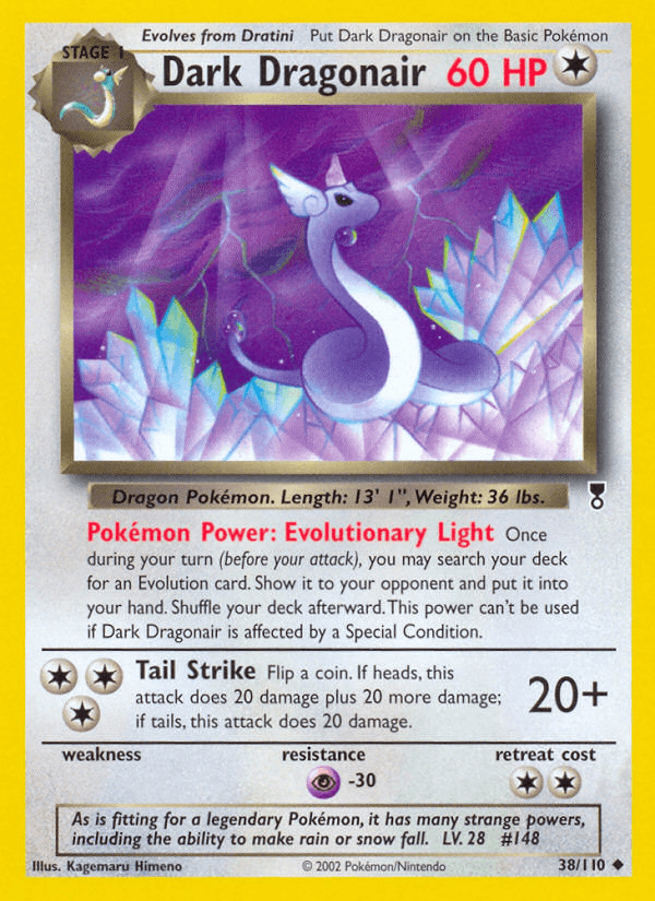 Carta Dark Dragonair 38/110 do set Legendary Collection — Pokémon TCG | Bynx