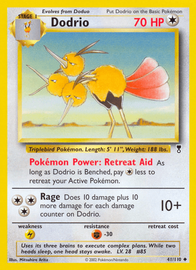 Carta Dodrio 41/110 do set Legendary Collection — Pokémon TCG | Bynx