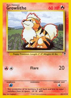 Growlithe 45 — Legendary Collection