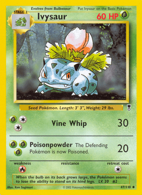 Carta Ivysaur 47/110 do set Legendary Collection — Pokémon TCG | Bynx