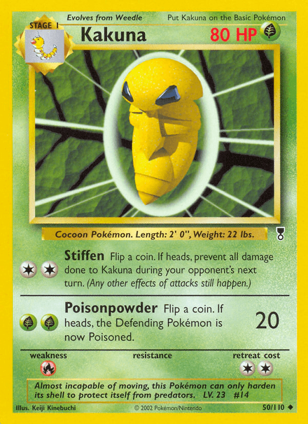 Carta Kakuna 50/110 do set Legendary Collection — Pokémon TCG | Bynx