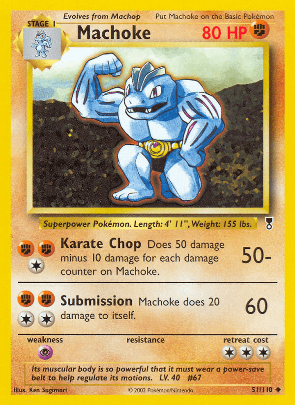 Carta Machoke 51/110 do set Legendary Collection — Pokémon TCG | Bynx