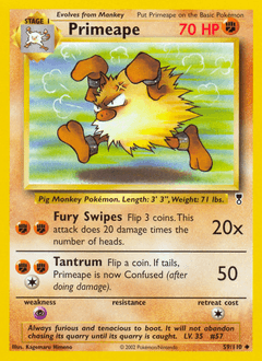 Primeape 59/110 — Legendary Collection