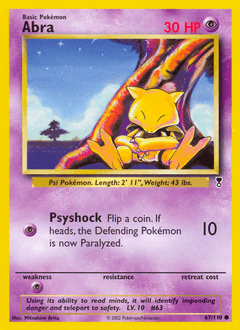 Abra 67/110 — Legendary Collection