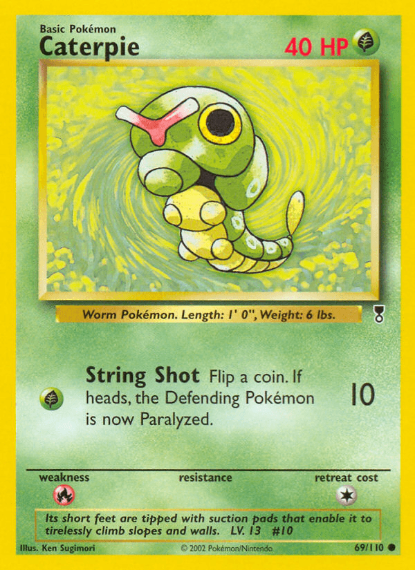 Carta Caterpie 69/110 do set Legendary Collection — Pokémon TCG | Bynx
