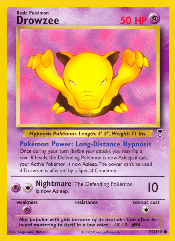 Carta Drowzee 73/110 do set Legendary Collection — Pokémon TCG | Bynx