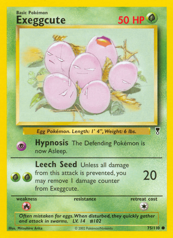 Carta Exeggcute 75/110 do set Legendary Collection — Pokémon TCG | Bynx