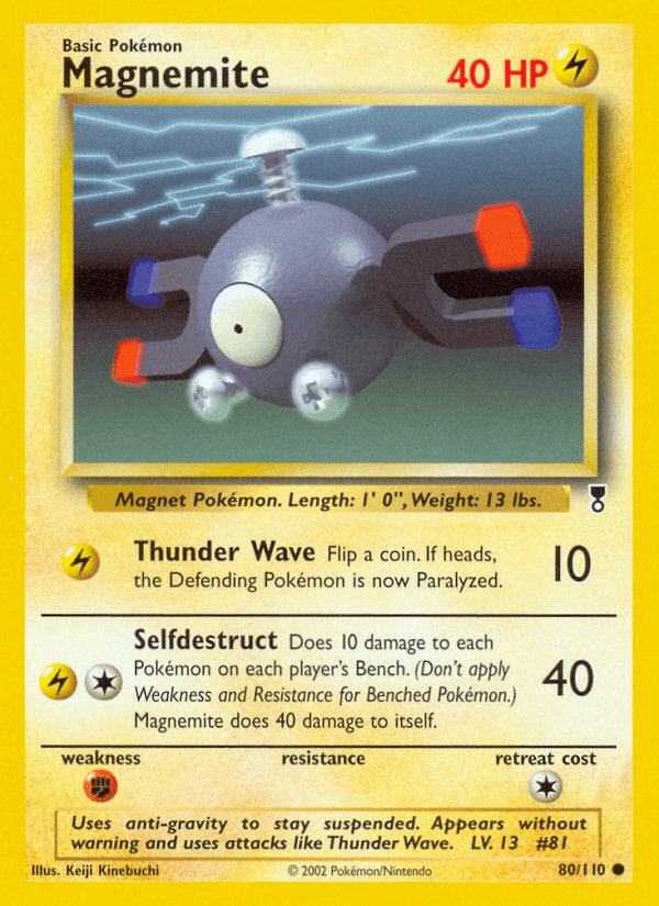 Carta Magnemite 80/110 do set Legendary Collection — Pokémon TCG | Bynx