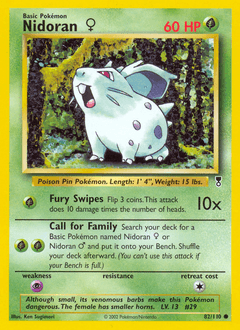 Nidoran ♀ 82 — Legendary Collection