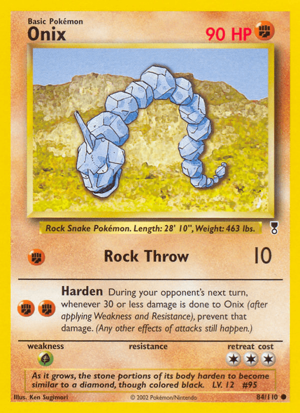 Carta Onix 84/110 do set Legendary Collection — Pokémon TCG | Bynx