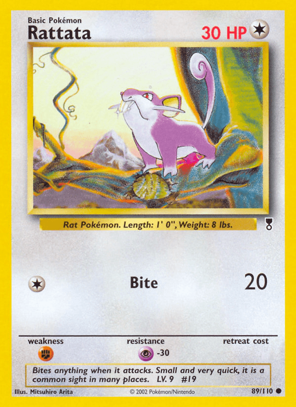 Carta Rattata 89/110 do set Legendary Collection — Pokémon TCG | Bynx