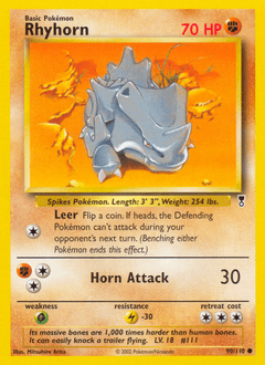 Rhyhorn 90 — Legendary Collection