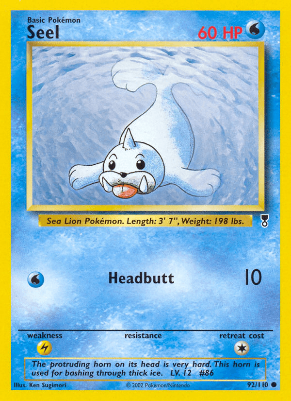 Carta Seel 92/110 do set Legendary Collection — Pokémon TCG | Bynx