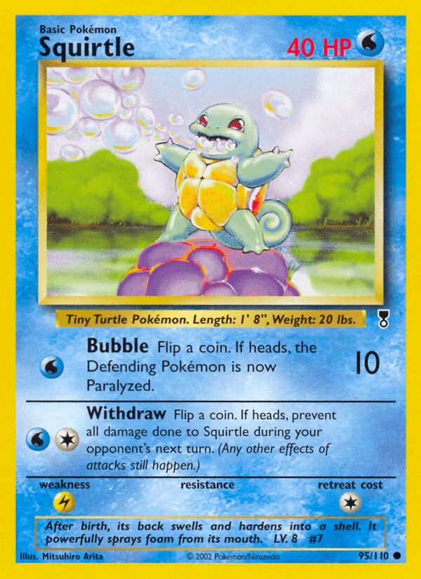 Carta Squirtle 95/110 do set Legendary Collection — Pokémon TCG | Bynx