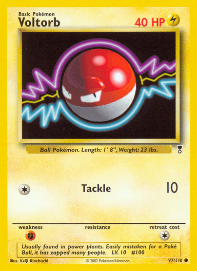 Carta Voltorb 97/110 do set Legendary Collection — Pokémon TCG | Bynx