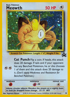 Meowth 10/53 — Wizards Black Star Promos