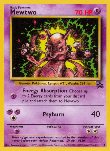 Carta Mewtwo 14/53 do set Wizards Black Star Promos — Pokémon TCG | Bynx
