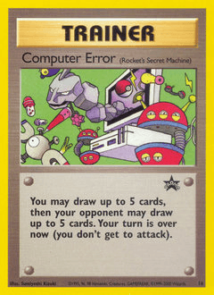 Computer Error 16/53 — Wizards Black Star Promos