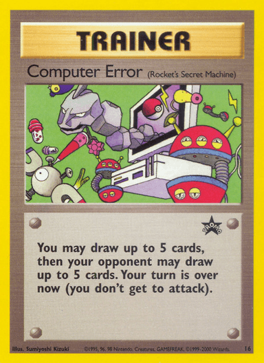 Carta Computer Error 16/53 do set Wizards Black Star Promos — Pokémon TCG | Bynx