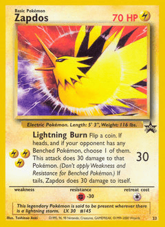 Zapdos 23/53 — Wizards Black Star Promos