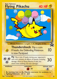 Flying Pikachu 25 — Wizards Black Star Promos