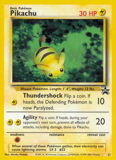 Pikachu 27 — Wizards Black Star Promos