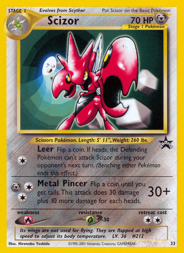 Carta Scizor 33/53 do set Wizards Black Star Promos — Pokémon TCG | Bynx