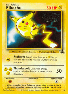 Pikachu 4 — Wizards Black Star Promos