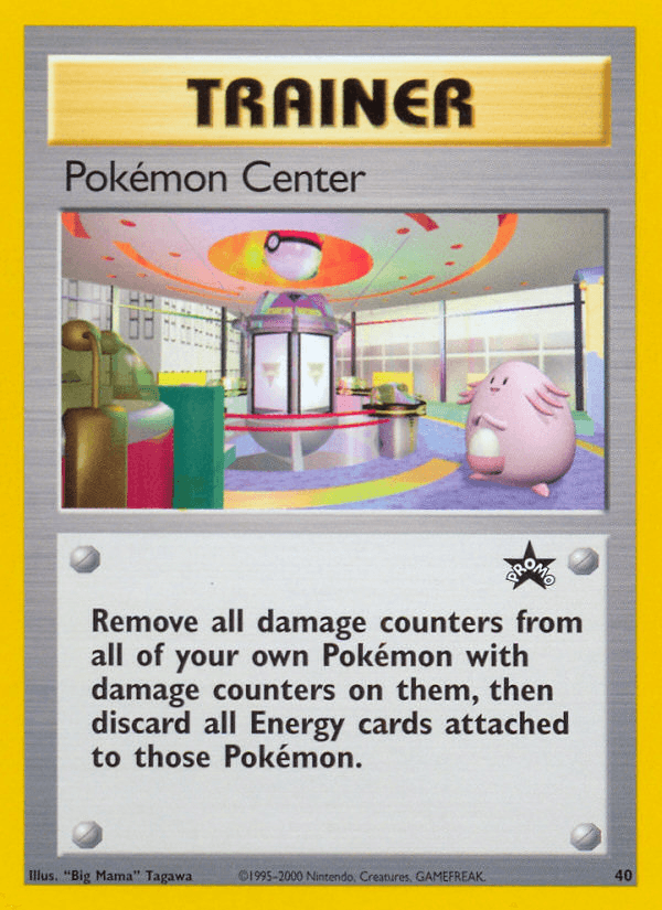 Carta Pokémon Center 40/53 do set Wizards Black Star Promos — Pokémon TCG | Bynx