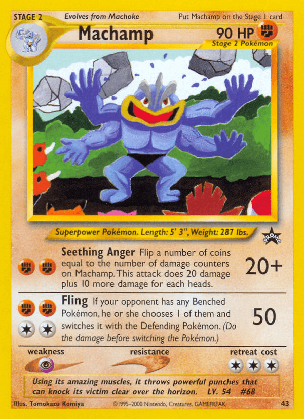 Carta Machamp 43/53 do set Wizards Black Star Promos — Pokémon TCG | Bynx