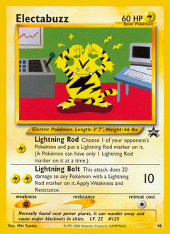 Electabuzz 46 — Wizards Black Star Promos