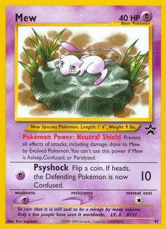 Mew 47/53 — Wizards Black Star Promos