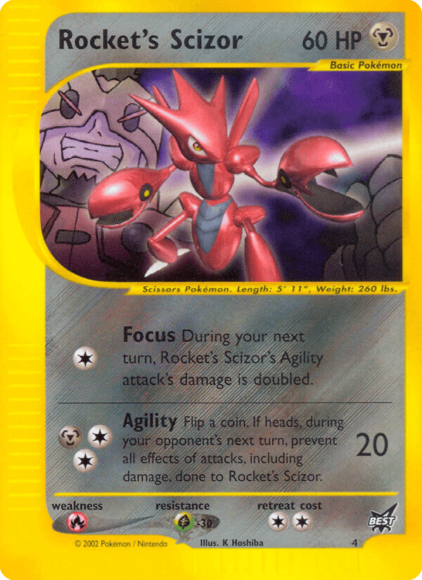 Carta Rocket's Scizor 4/9 do set Best of Game — Pokémon TCG | Bynx