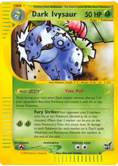 Dark Ivysaur 6/9 — Best of Game
