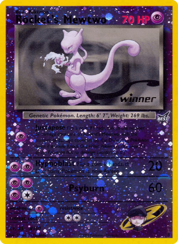 Carta Rocket's Mewtwo 8/9 do set Best of Game — Pokémon TCG | Bynx