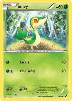 Snivy 1 — Black & White