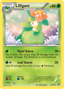 Lilligant 10 — Black & White