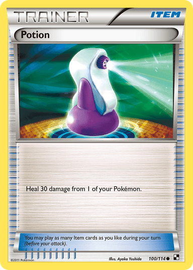 Carta Potion 100/114 do set Black & White — Pokémon TCG | Bynx