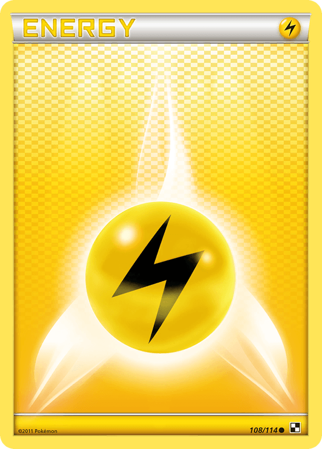 Carta Lightning Energy 108/114 do set Black & White — Pokémon TCG | Bynx