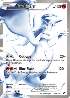 Reshiram 113/114 — Black & White